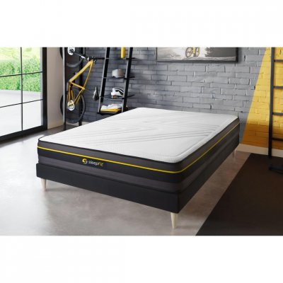 SLEEPFIT Matelas + sommier 90x200 m&eacute;moire de forme  Active
