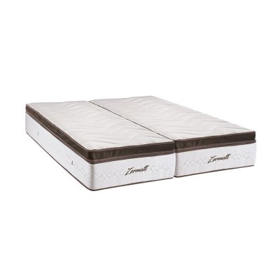 BELLECOUR Matelas zermatt jumelle 2x100x190 cm mousse &agrave; m&eacute;moire de forme soutien ferme