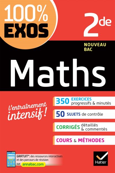 Maths 2de: exercices r&eacute;solus - Nouveau programme de Seconde