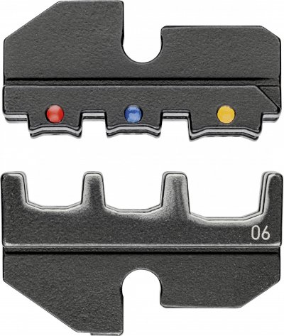 KNIPEX Matrice De Sertissage Cosses Prolongateur Isol&eacute;s 0.5 &Agrave; 6mm&sup2;