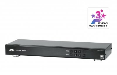 ATEN Matrice Hdmi&reg; 4k Et Rs232 4 X 4  Vm0404ha