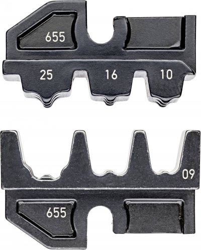 KNIPEX Matrices De Sertissage Embouts De C&acirc;ble Isol&eacute;s Ou Non 10 16 25mm&sup2;