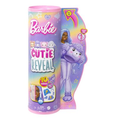 BARBIE Mattel  Cutie Reveal Cozy Caniche T -shirts Rose