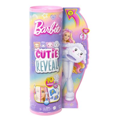 MATTEL  Barbie Cutie Reveal Cozy Oveja T -shirts Rose