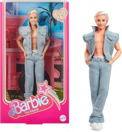 BARBIE Mattel  The Movie poup&eacute;e Ken Wearing Denim Matching Set- - Poup