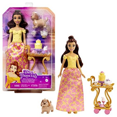 DISNEY PRINCESSES Mattel Games Bella Tea Party Doll Jaune