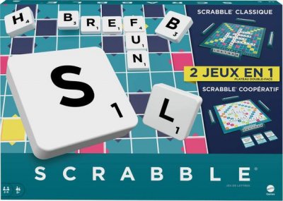 MATTEL  Games - Scrabble Classique - Jeu De Soci&eacute;t&eacute; - 10 Ans Et +
