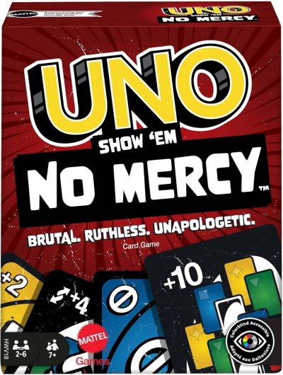 MATTEL  Games - UNO No Mercy - Jeu de cartes pour toute la famille