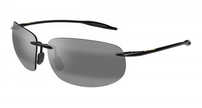 MAUI JIM  breakwall noir gris neutre polar+ - medium-large
