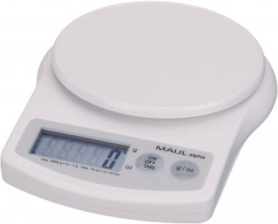 MAUL   p&egrave;se-lettres alpha, capacit&eacute; de charge: 1.000 g noir