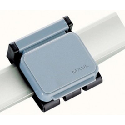 MAUL  Pince magn&eacute;tique V ,pour syst&egrave;me de porte-plans, gris
