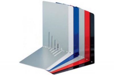 MAUL  Serre-livres avec protection des surfaces, noir - Lot de 2