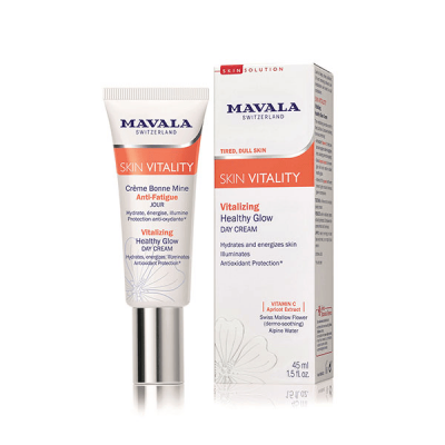 MAVALA  Skin Vitality Cr&egrave;me Bonne Mine Anti-Fatigue 45ml