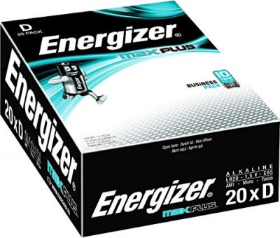 ENERGIZER Max Plus Industrial Pile LR20 (D) alcaline(s) 1.5 V 20 pc(s)