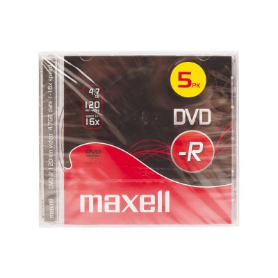 MAXELL  - DVD-R x 5 - 4.7 Go - support de stockage