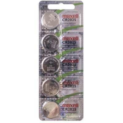 MAXELL  Pile bouton CR 2025 pile, 5 pcs 