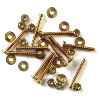 GENERIQUE Maxicraft - 10 vis (10/20 mm) + 10 rondelles + 10 &eacute;crous &Oslash; 2,5 mm