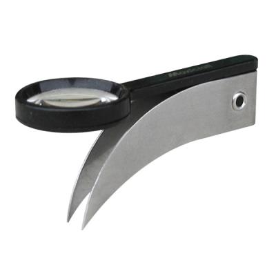 GENERIQUE Maxicraft 75250 Pince brucelle coud&eacute;e avec loupe 70 mm