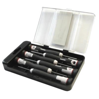 GENERIQUE Maxicraft 91038 Coffret de 6 tournevis de pr&eacute;cision bi-mati&egrave;res/ergonomiques