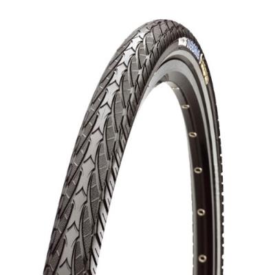 MAXXIS  Overdrive MaxxProtect Pneu de VTT Mixte, Noir, 700 x 35c