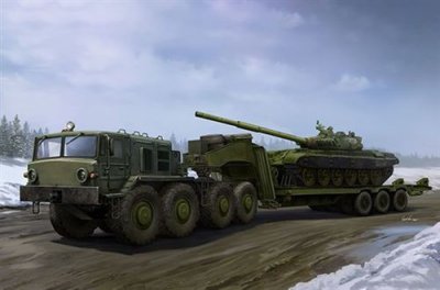 TRUMPETER Maz-537g Late Production Type With Chmzap-9990 Semi-trailer - 1:35e -