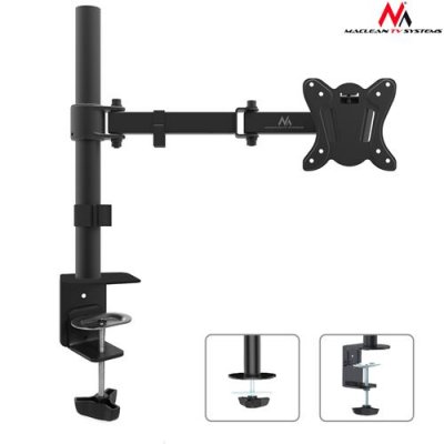 MACLEAN MC-690 support de bureau pour l'&eacute;cran LCD 13-27 8kg VESA 75x75 100x100