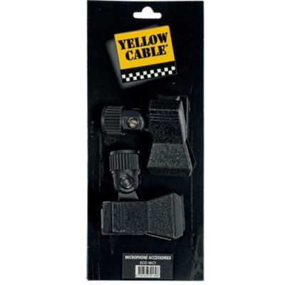 YELLOW CABLE Mc1 - Accessoire Microphone Support Micro Pince Par 2