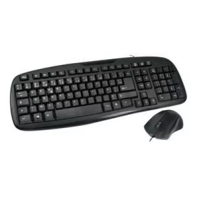 MCL  ACK-2012/N clavier USB AZERTY Fran&ccedil;ais Noir