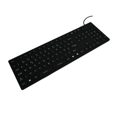MCL SAMAR MCL ACK-729/N clavier USB + PS/2 AZERTY Fran&ccedil;ais Noir