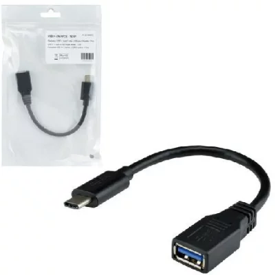 MCL SAMAR MCL Adaptateur USB 3.1 type C M&acirc;le / USB type A Femelle - 17 cm