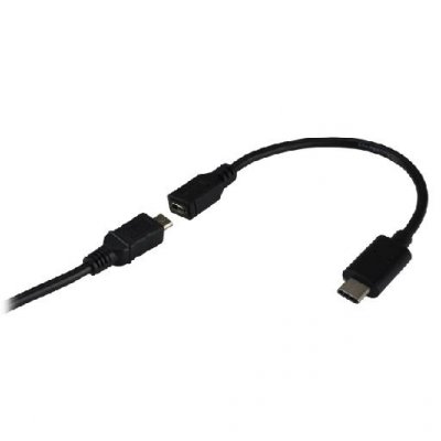 MCL SAMAR MCL Adaptateur USB 3.1 type C / USB 2.0 micro B Femelle - 17 cm