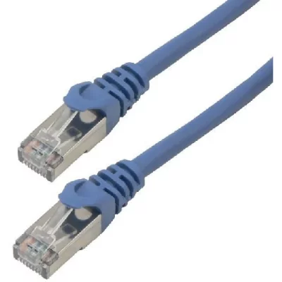 MCL SAMAR MCL Cordon de brassage - RJ45 CAT 6 F/UTP - 1 m - Bleu
