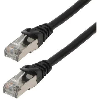 MCL  Cordon de brassage - RJ45 CAT 6 F/UTP - 2 m - Noir