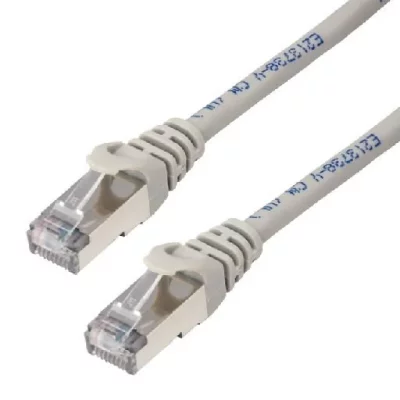 MCL  Cordon de brassage - RJ45 CAT6 A F/UTP - 20 m - Gris
