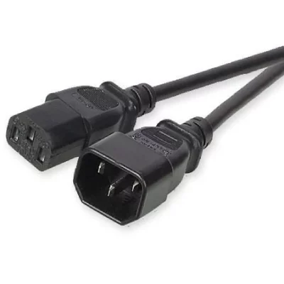 MCL SAMAR MCL Cordon secteur IEC M&acirc;le / Femelle (C13) - 2 m