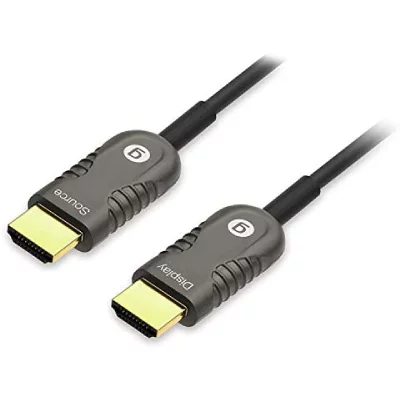 MCL SAMAR MCL MC385FO-30M c&acirc;ble HDMI HDMI Type A (Standard) Noir, Argent