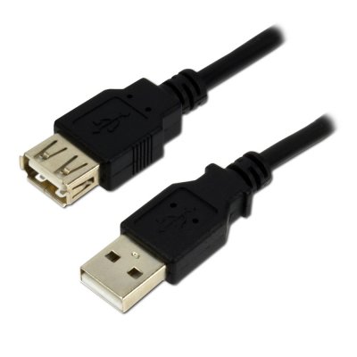 MCL SAMAR Mcl rallonge usb 2.0 mcl type a m&atilde;&cent;le / femelle 3m noir