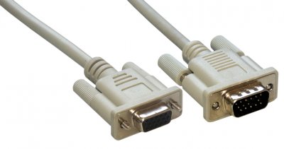 MCL SAMAR MCL Rallonge VGA HD15  M&acirc;le / Femelle - 2 m