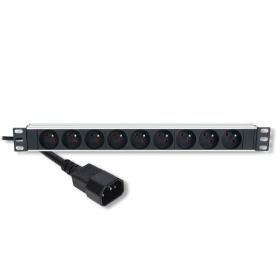 MCL SAMAR MCL R&eacute;glette &eacute;lectrique rackable - 9 prises avec terre 16 A c&acirc;ble C14