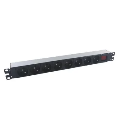 MCL SAMAR Mcl r&eacute;glette &eacute;lectrique rackable 9 prises + terre 16a 9A/RE-9