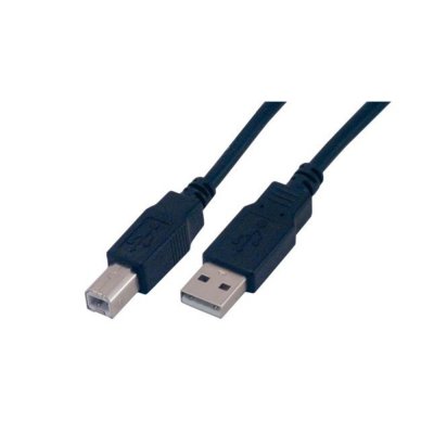 MCL SAMAR  c&acirc;ble mcl usb 2.0 type a b m&acirc;le 3m noir MC922AB-3M/N