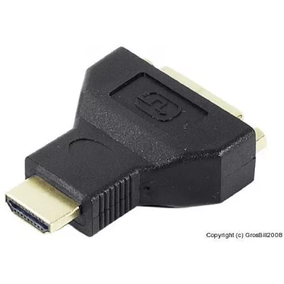 MCL  Samar CG-280 Adaptateur DVI-D femelle / HDMI m&acirc;le haute qualit&eacute;