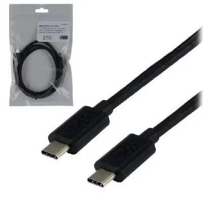 MCL  SAMAR - Cordon USB 3.1 type C m&acirc;le / USB 3.1 type C m&acirc;le - 1 m