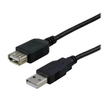 MCL SAMAR  MC922AMF-2M/N Rallonge USB 2.0 type A m&acirc;le / femelle 2m Noir