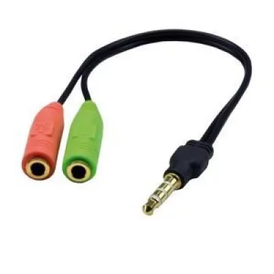 MCL  samar  CG-705 c&acirc;ble audio 0,09 m 3,5mm 2 x 3.5mm Noir