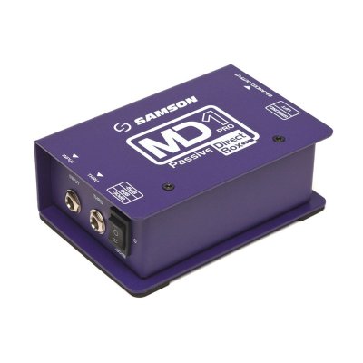 SAMSON MD1PRO - Bo&icirc;tier de direct passif mono s&eacute;rie S-MAX - mauve