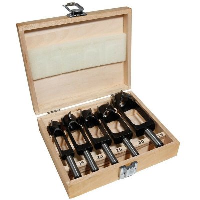 MECABOIS  - Coffret de 5 m&egrave;ches &agrave; bouchonner Hss D.15-20-25-30-35