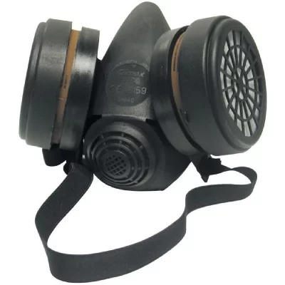 MECAFER  154283 M3 Masque protection avec 2 x A1 filtres.
