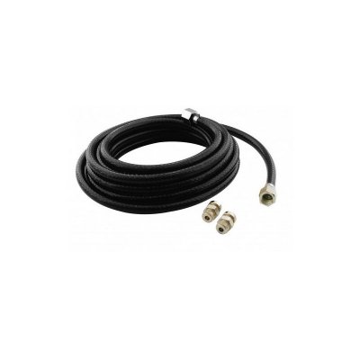 MECAFER  &ndash; Tuyau PVC noir 8x13 &ndash; 10m avec sortie 3/8F
