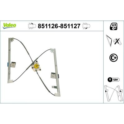 VALEO Mecanisme de leve vitre avant  851126 (X1)